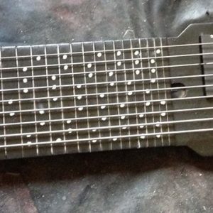 Slapstick bass, 2017 – Den færdige slapstick bass.